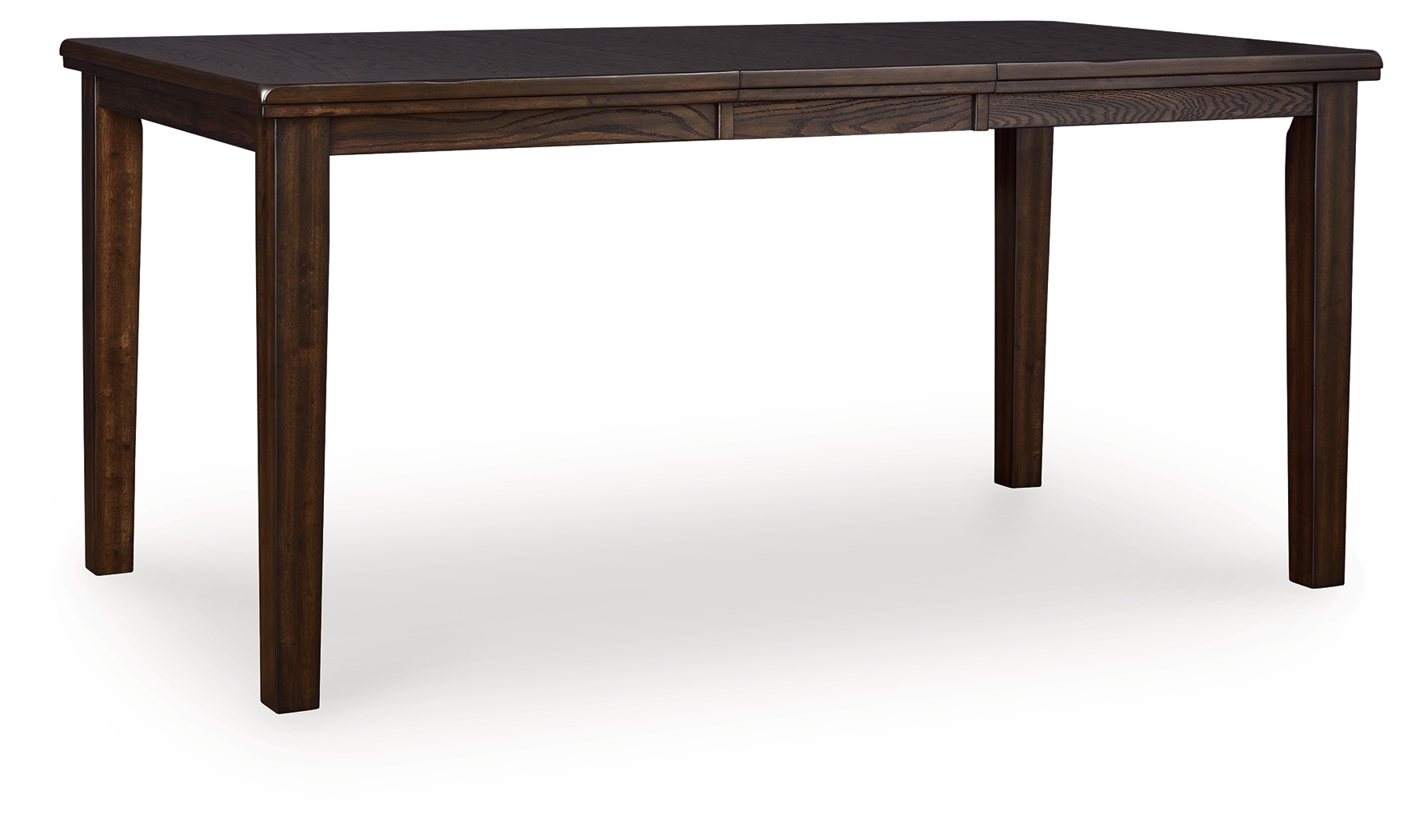 Haddigan - Dining Room Counter Height Butterfly Extension Table - Dark Brown