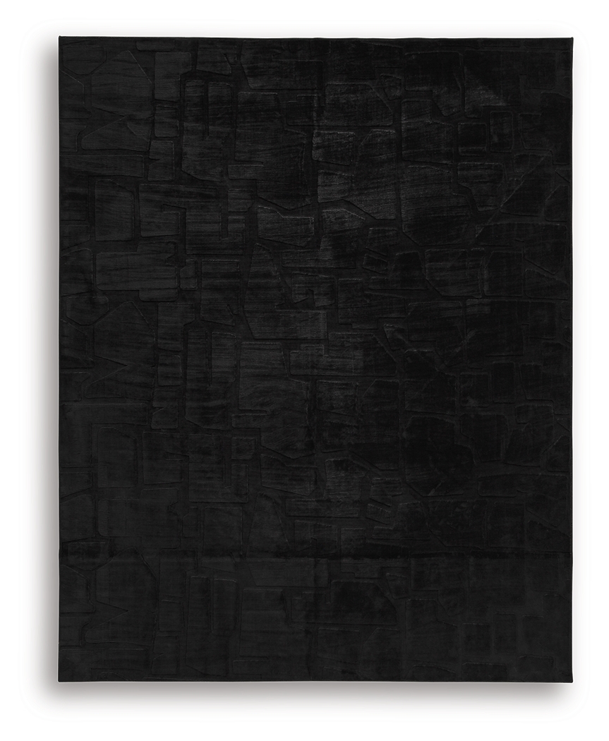 Gibbswell - 8' x 10' Washable Rug - Black