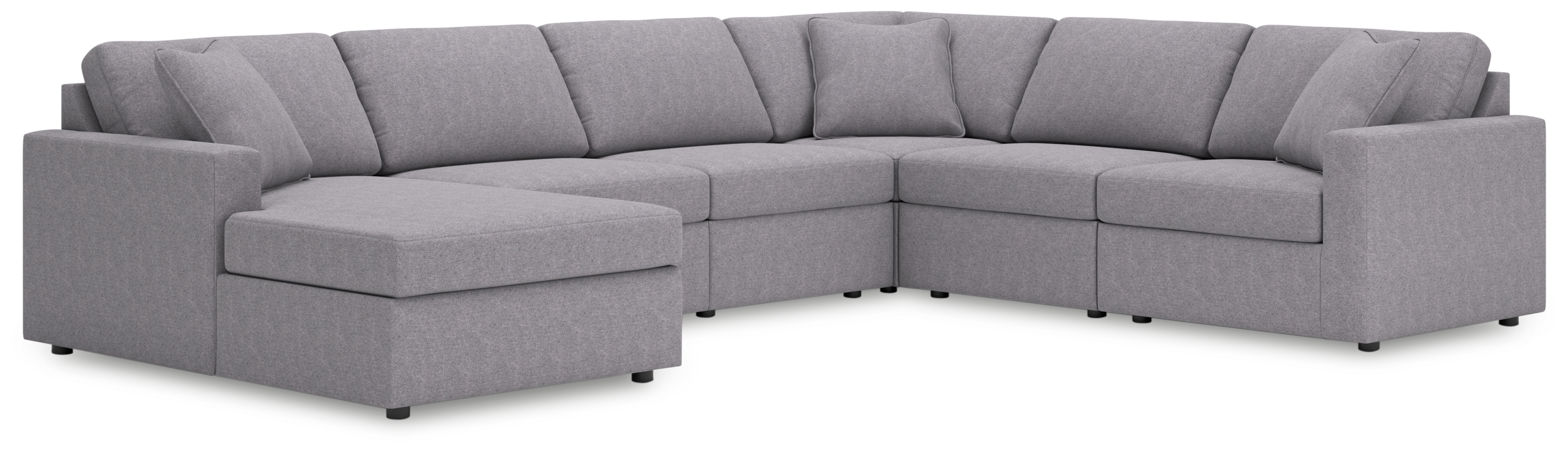 Modmax - 6-Piece Sectional With Laf Corner Chaise - Granite