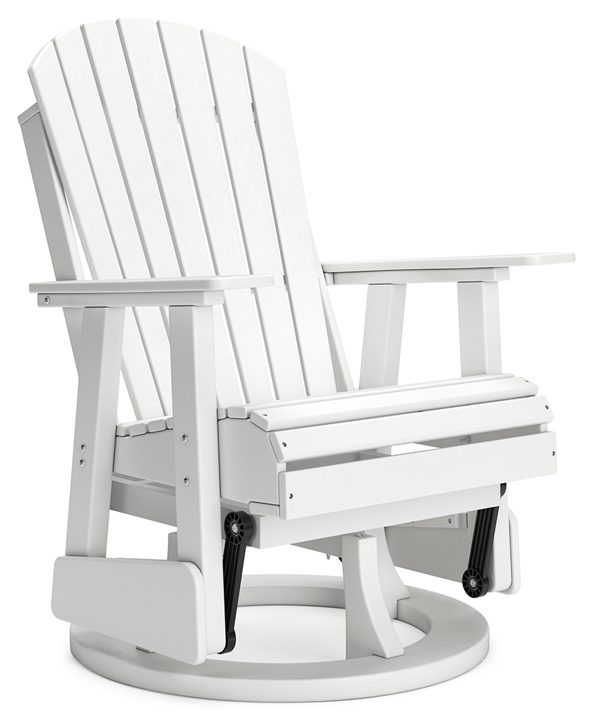 Hyland Wave - Swivel Glider Chair - White