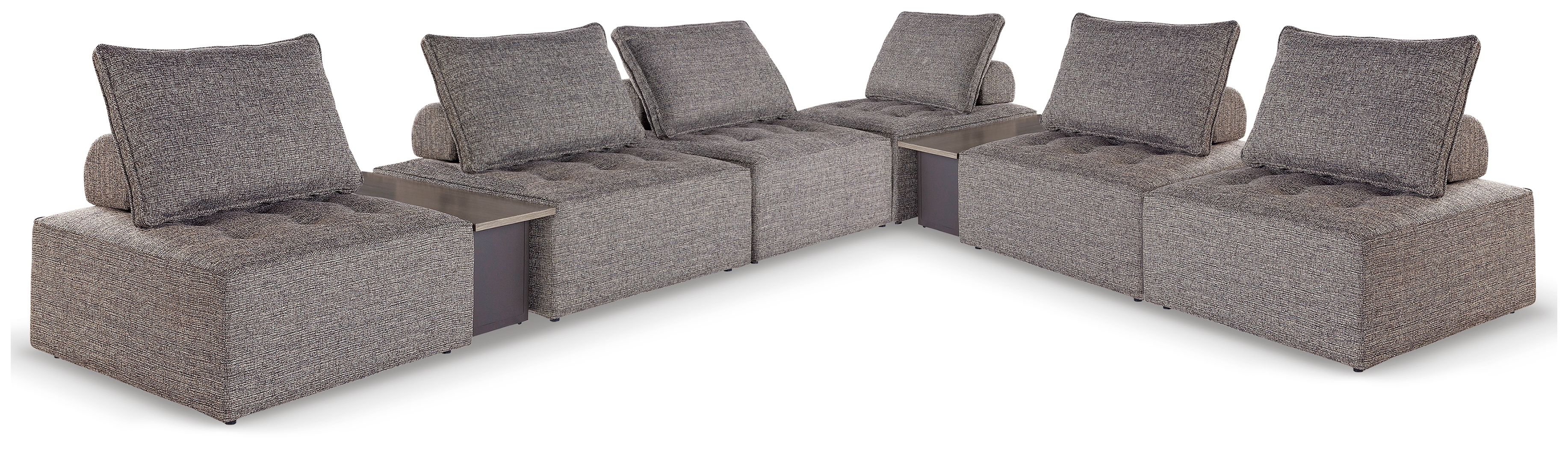 Bree Zee - 8-Piece Outdoor Modular Seating - Brown