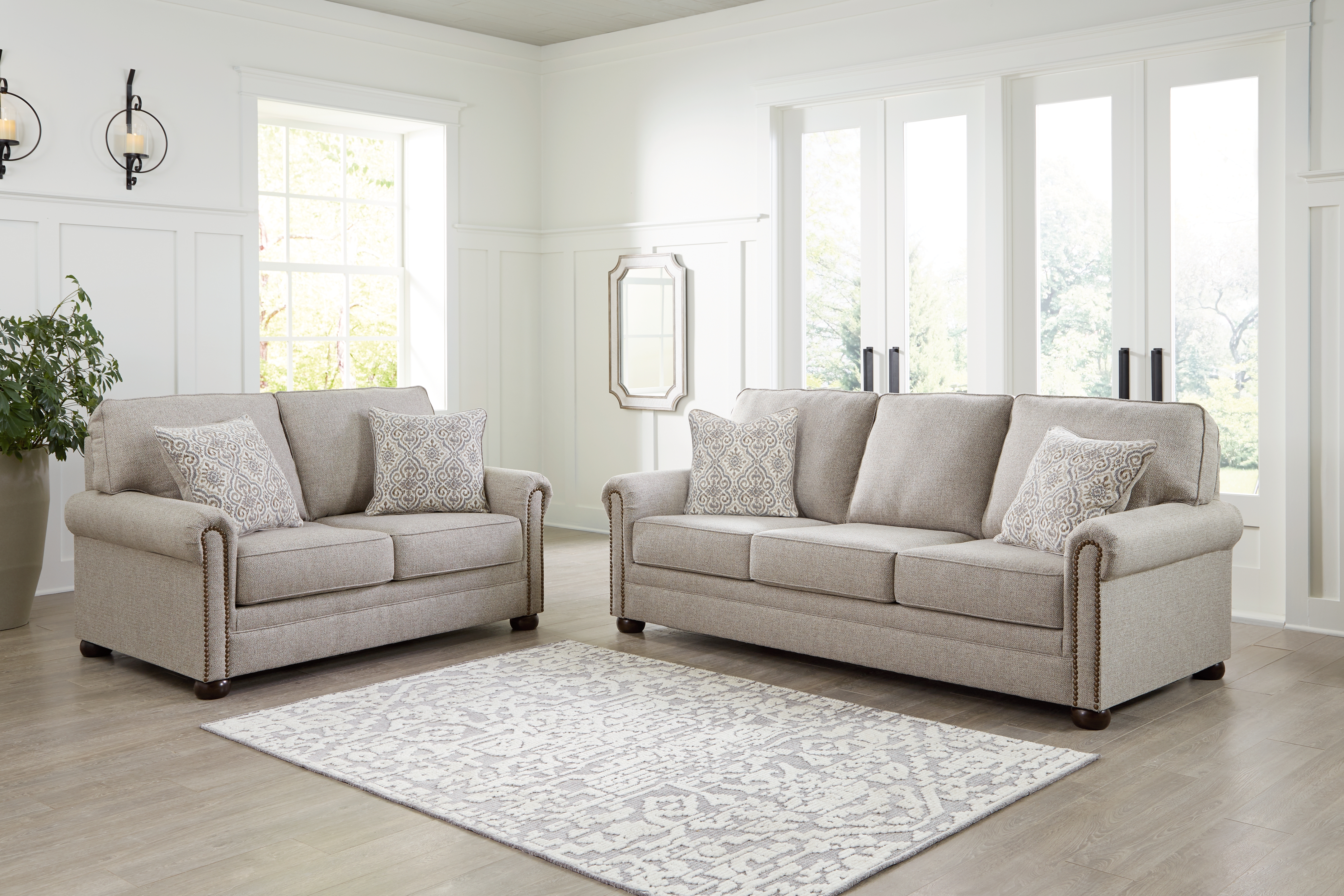Gaelon - 2 Pc. - Sofa, Loveseat - Dune