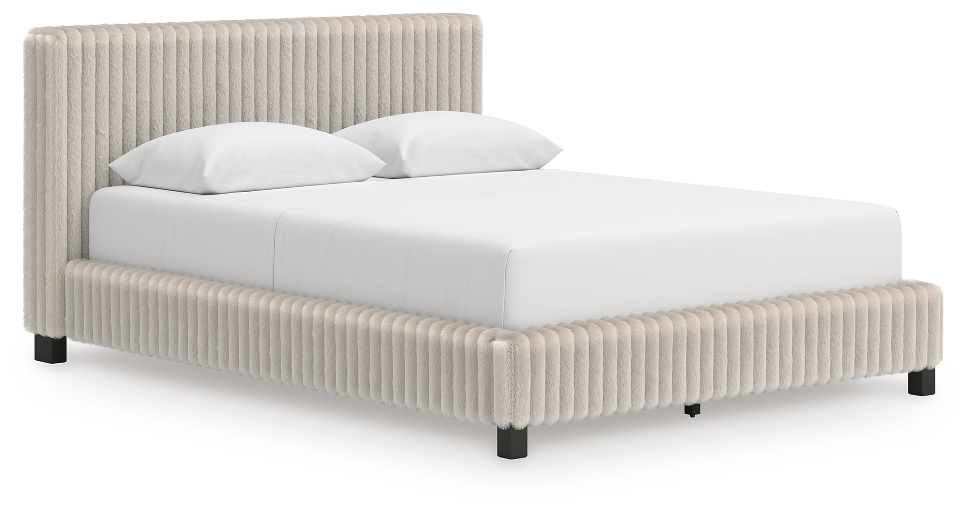 Zuraleus - Queen Upholstered Bed - White