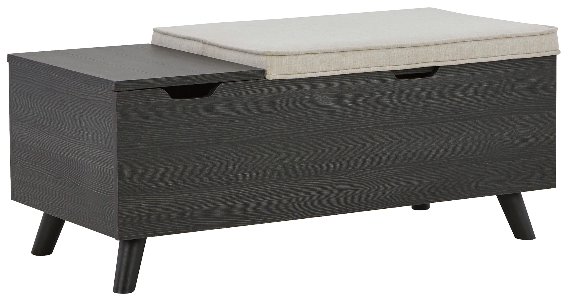 Yarlow - Storage Bench - Dark Gray