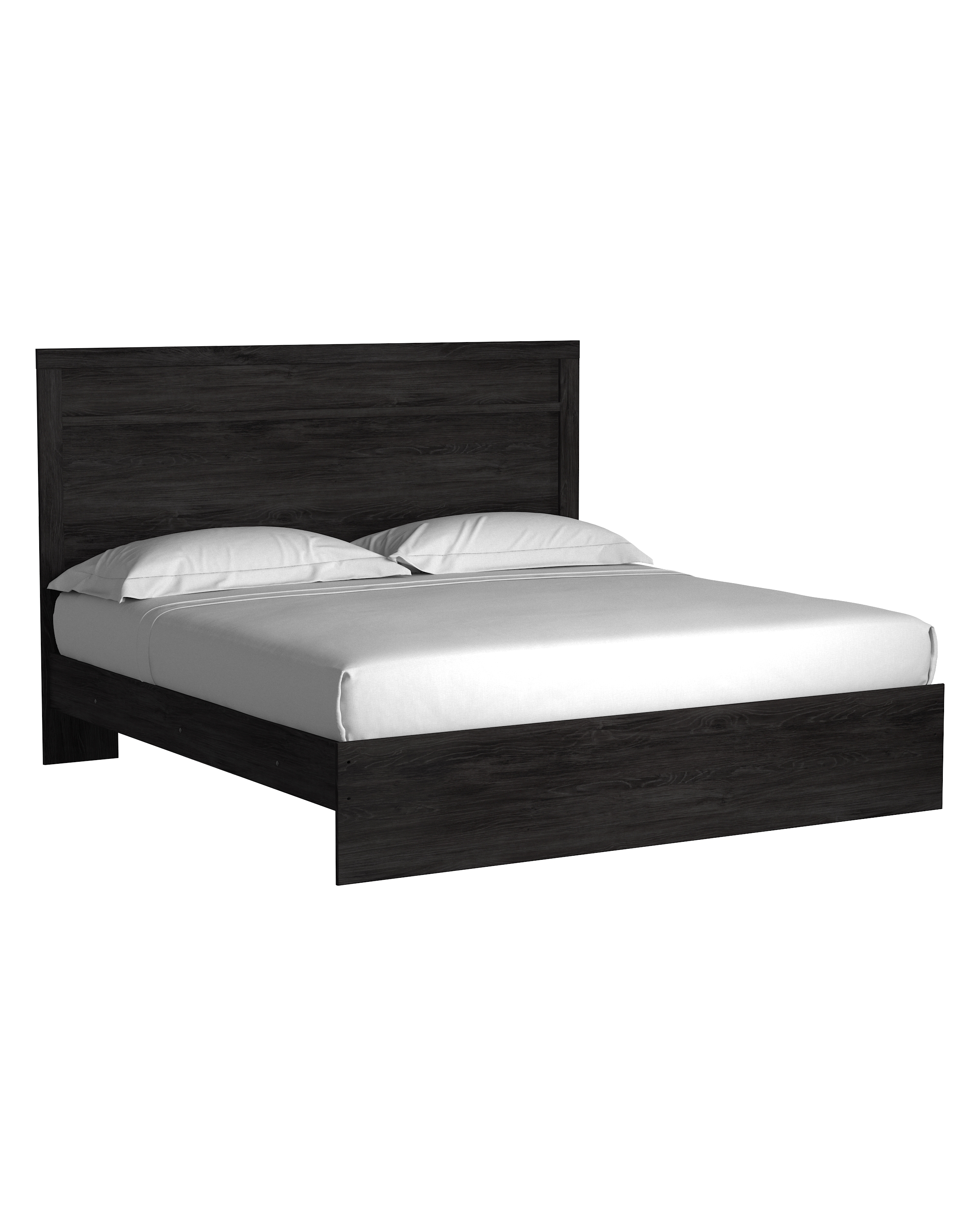 Belachime - King Panel Bed - Black