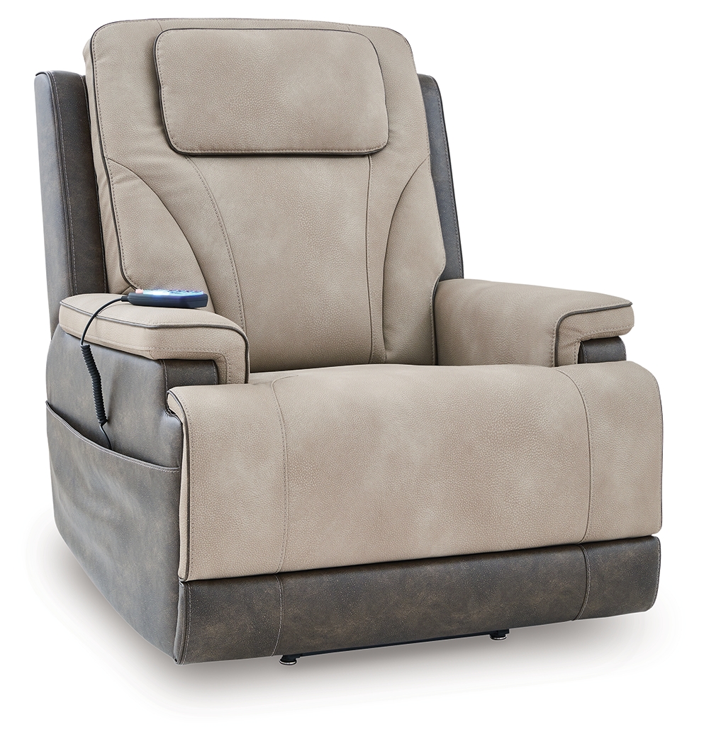 4Z-Peaceful Pause - Power Lift Recliner - Sand
