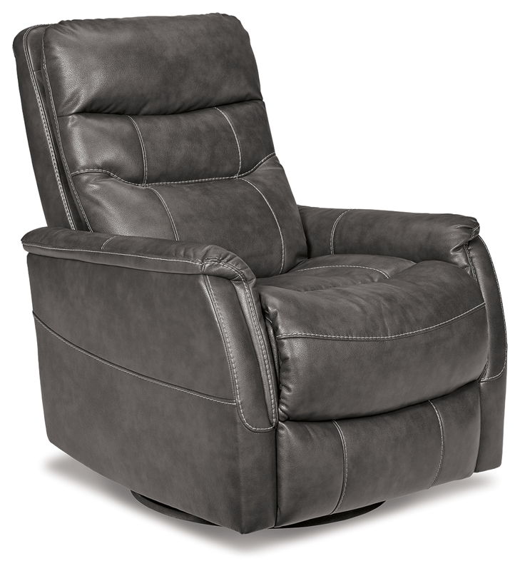 Riptyme - Swivel Glider Recliner - Quarry