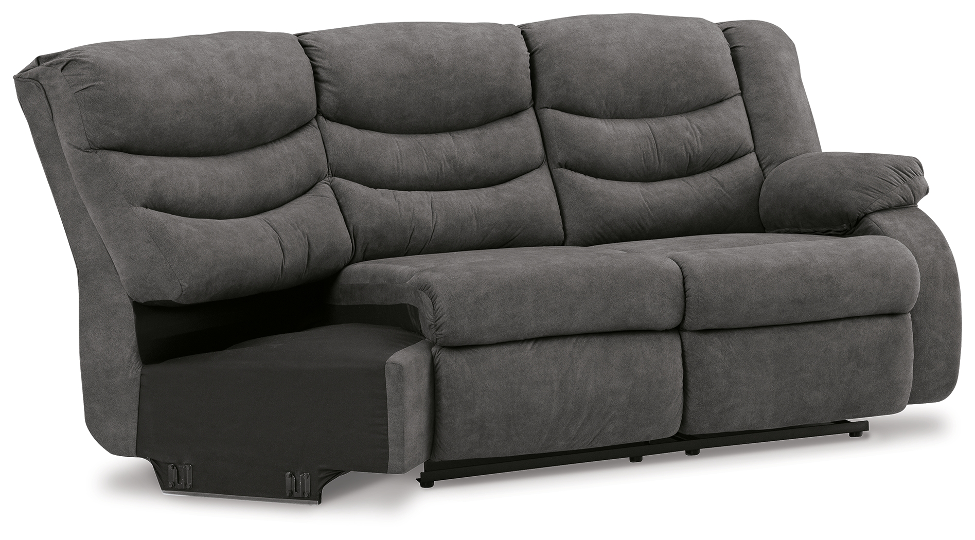 Partymate - Raf Reclining Loveseat - Slate