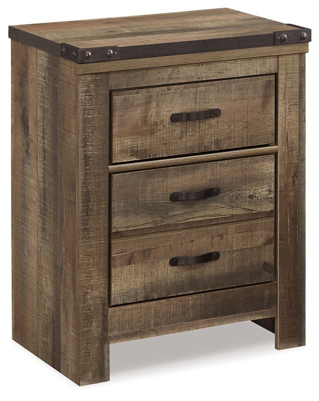 Trinell - Two Drawer Night Stand - Brown