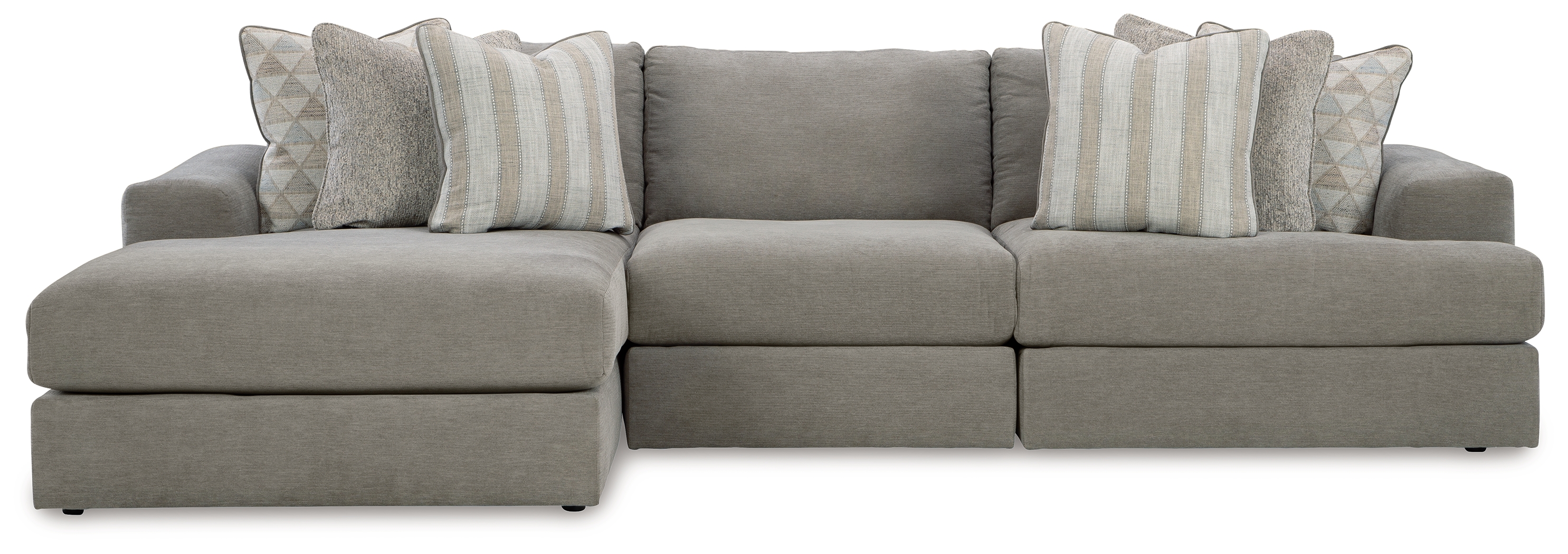 Avaliyah - 3-Piece Sectional With Laf Corner Chaise - Ash