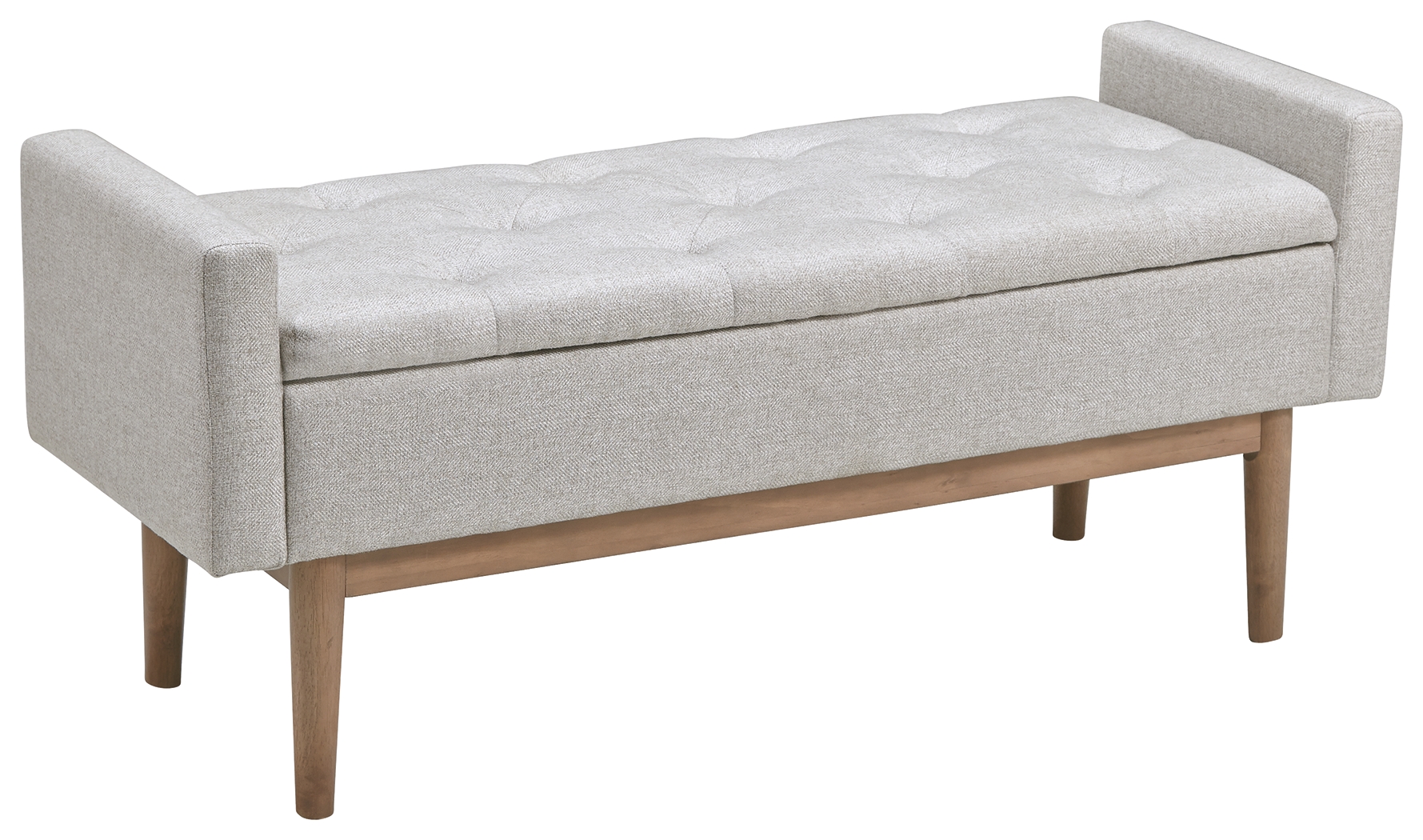 Briarson - Storage Bench - Beige / Brown