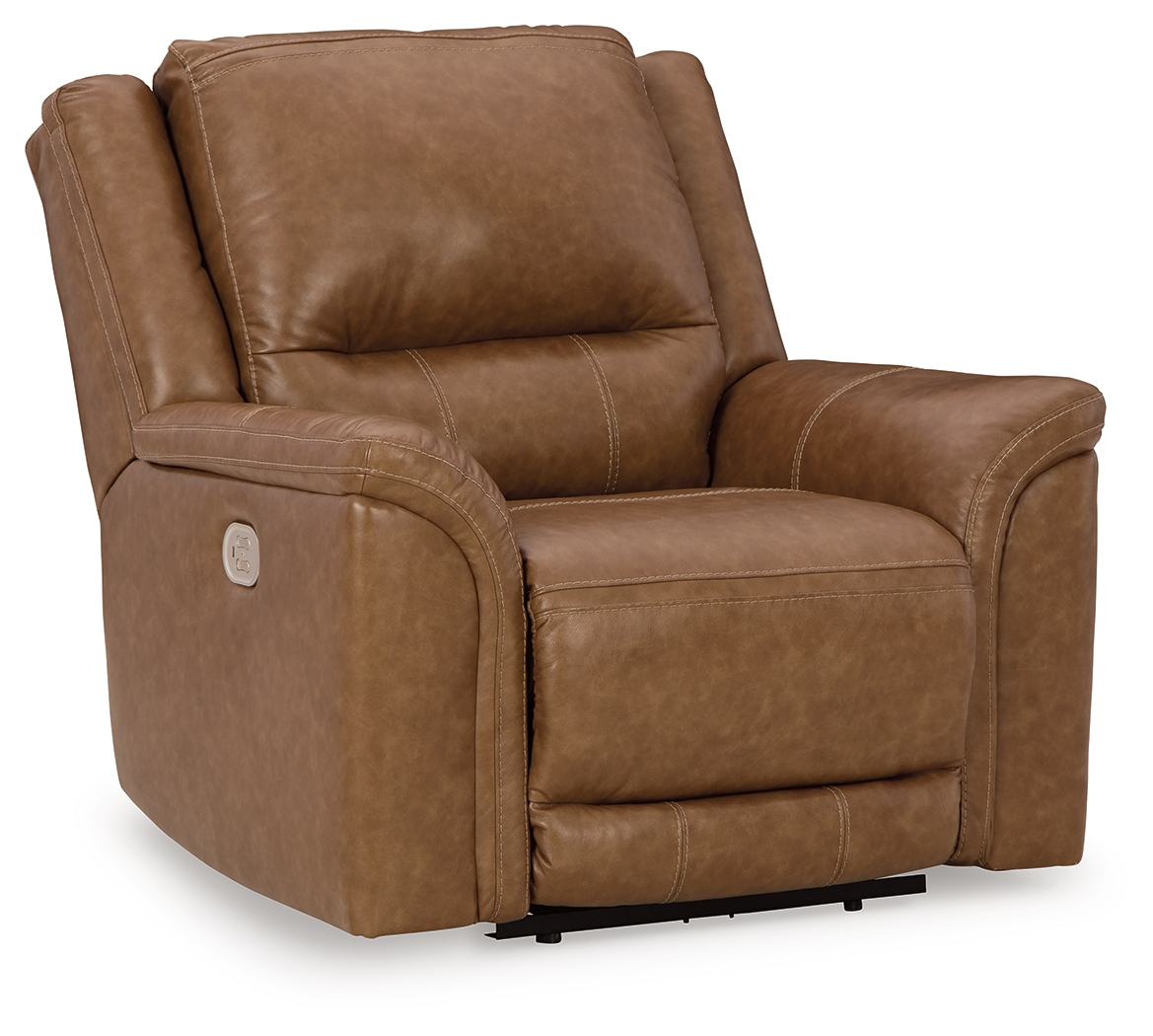 Trasimeno - Power Recliner /Adj Headrest - Caramel