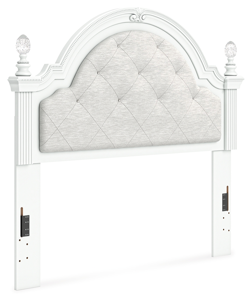 Kozlani - Full Upholstered Panel Headboard - White