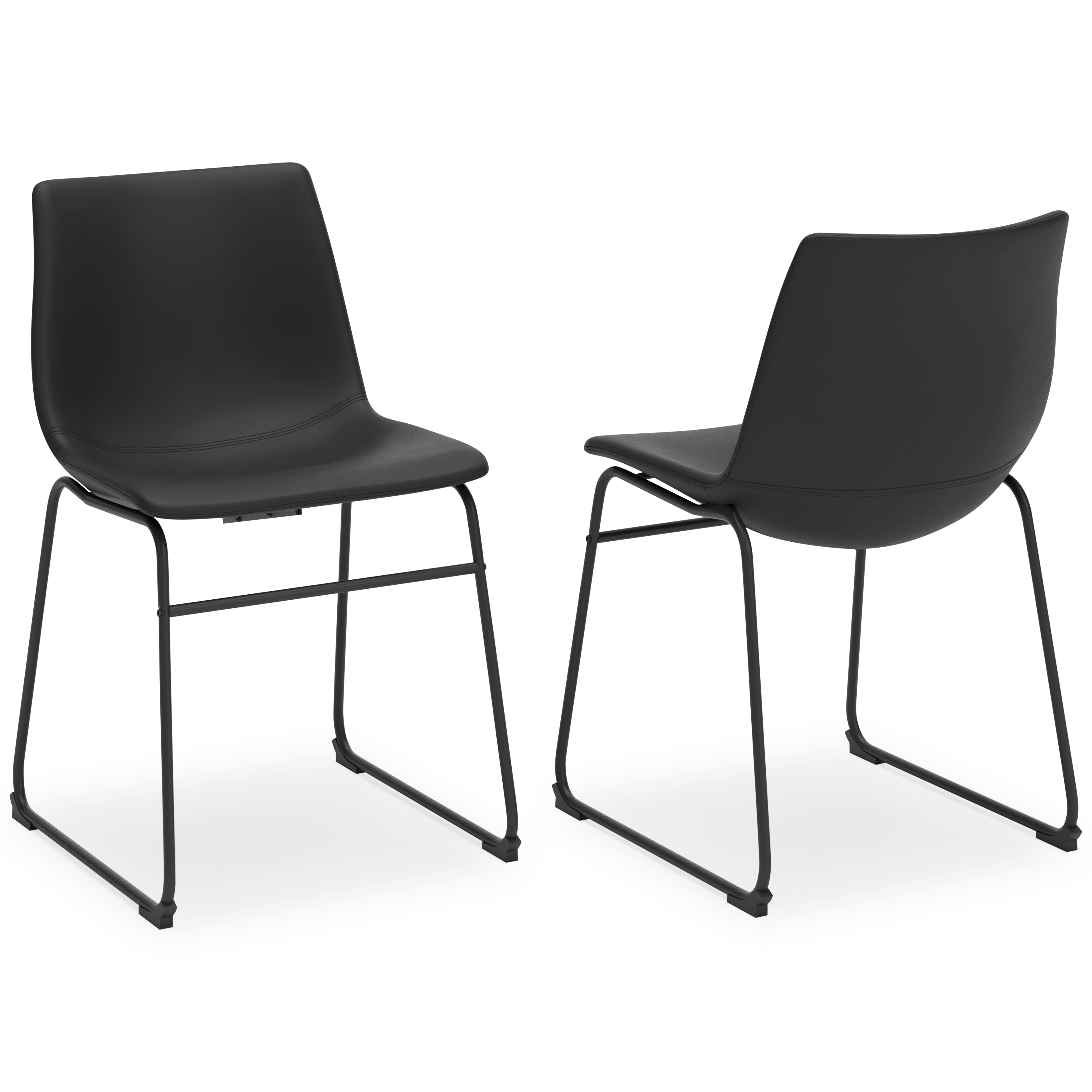 Centiar - Dining UPH Side Chair (Set of 2) - Black