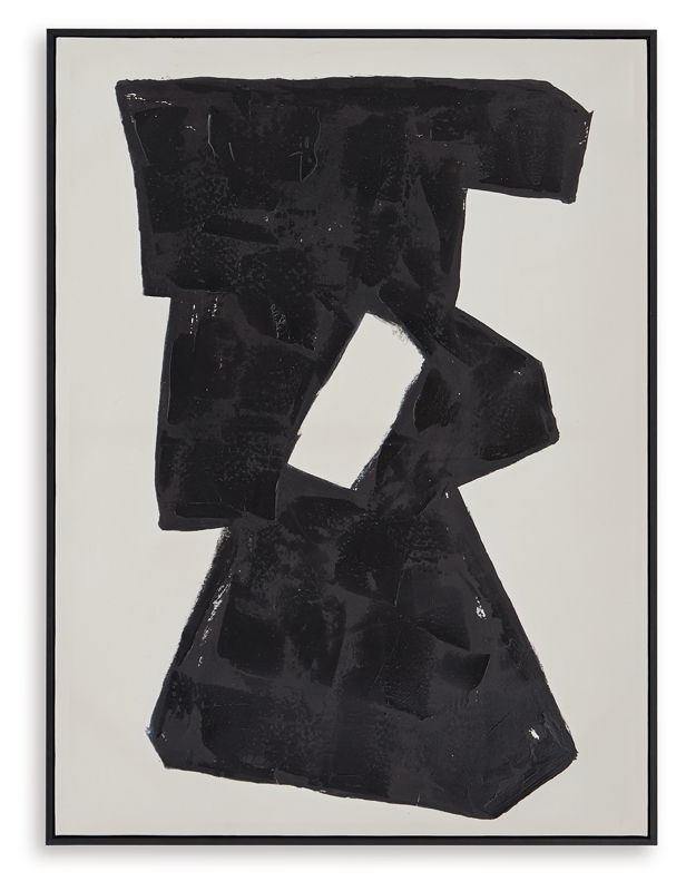 Garviery - Wall Art - Black / Cream