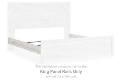 Gerridan - King Panel Rails - White / Gray