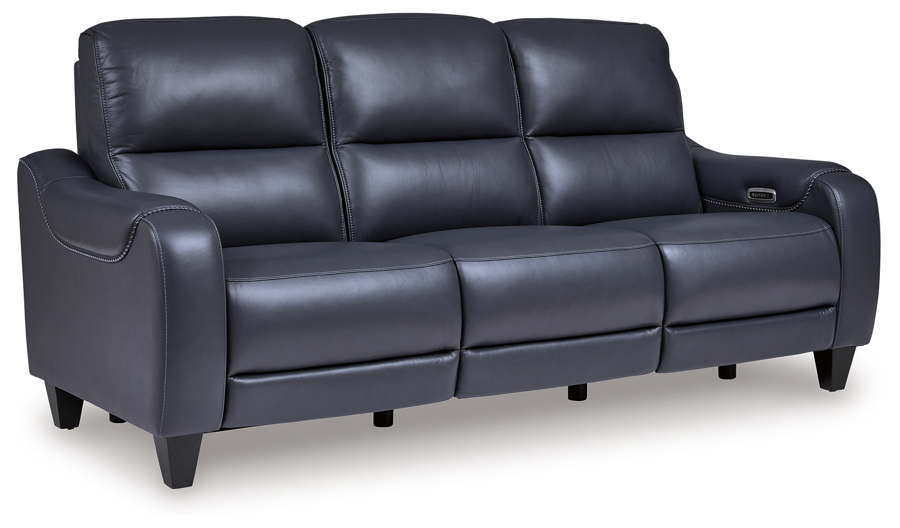 Mercomatic - Power Reclining Sofa With Adj Headrest - Ocean