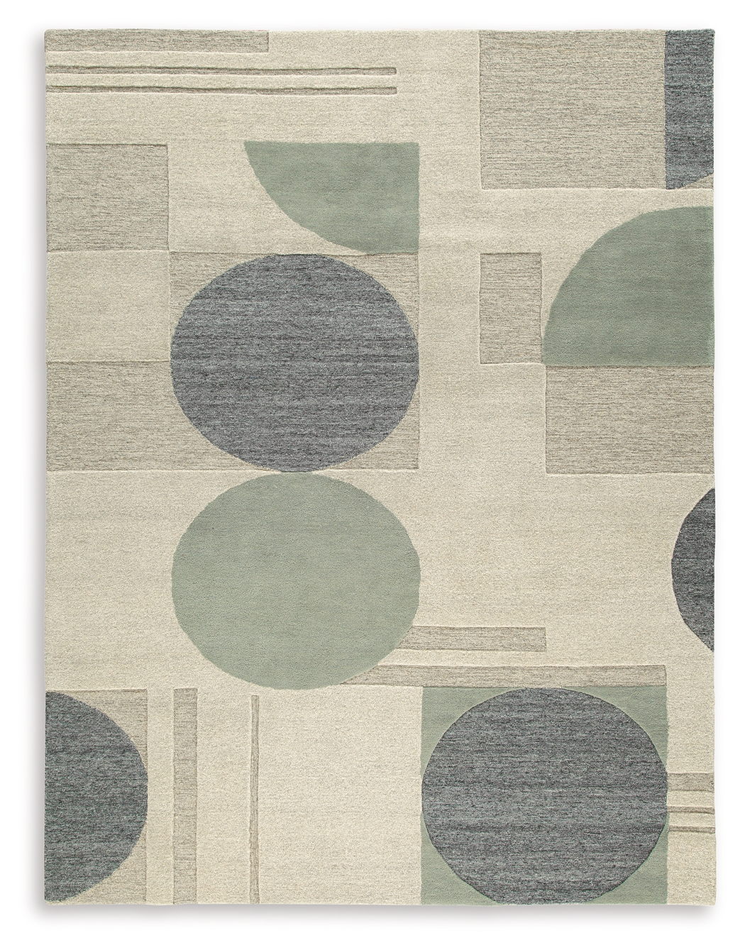 Dallane - 8' x 10' Rug - Linen / Blue / Green