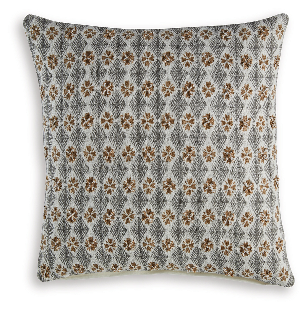 Dainwick - Pillow - White / Gray / Brown