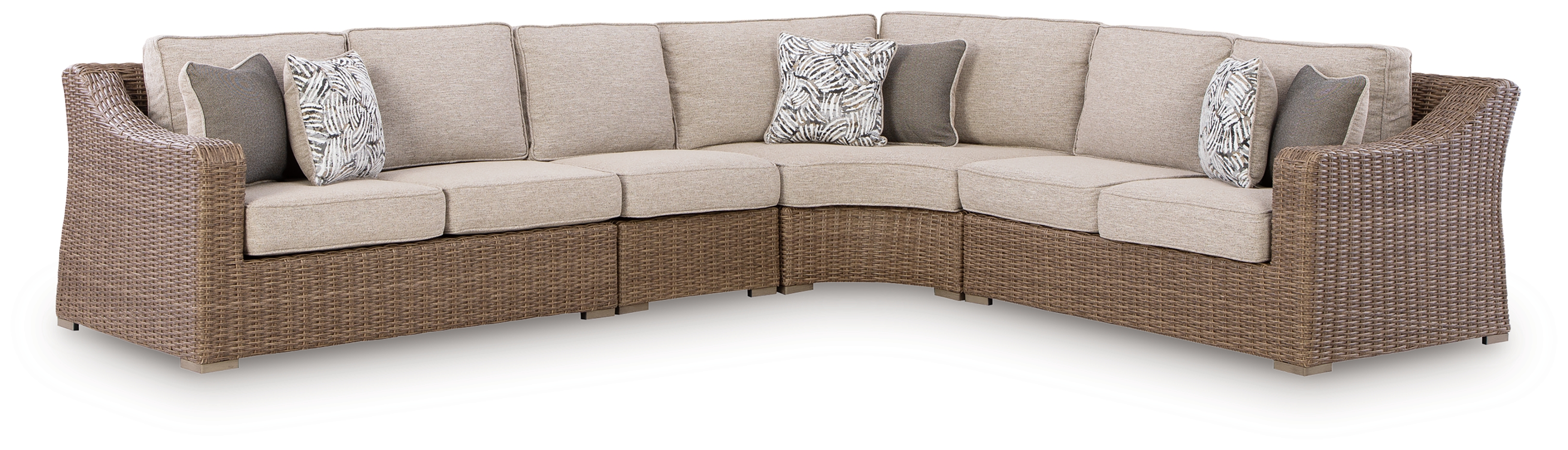 Laguna Heights - 4-Piece Outdoor Sectional - Beige