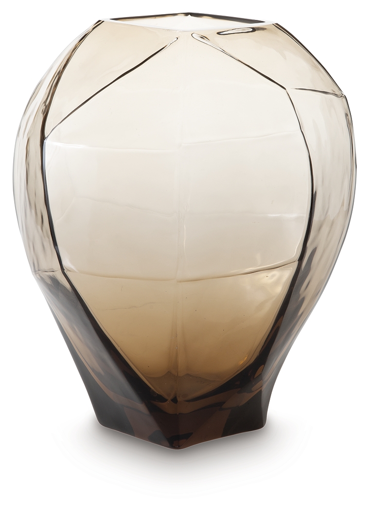 Ewart - Vase - 10.2" - Light Brown