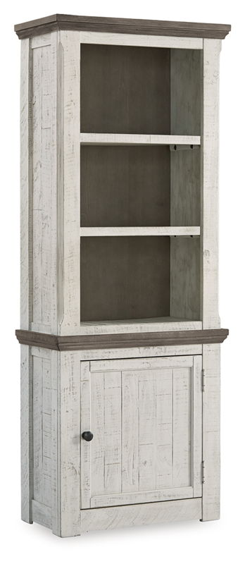 Havalance - Right Pier Cabinet - Brown / Beige
