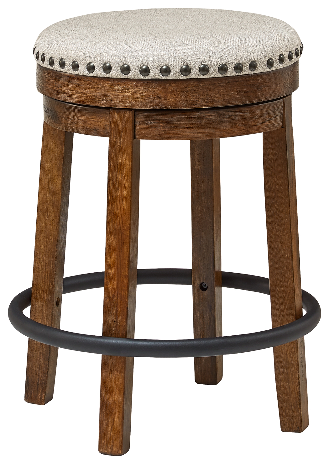 Valebeck - UPH Swivel Stool  - Brown / Black