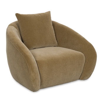 Yahya - Swivel Accent Chair - Camel