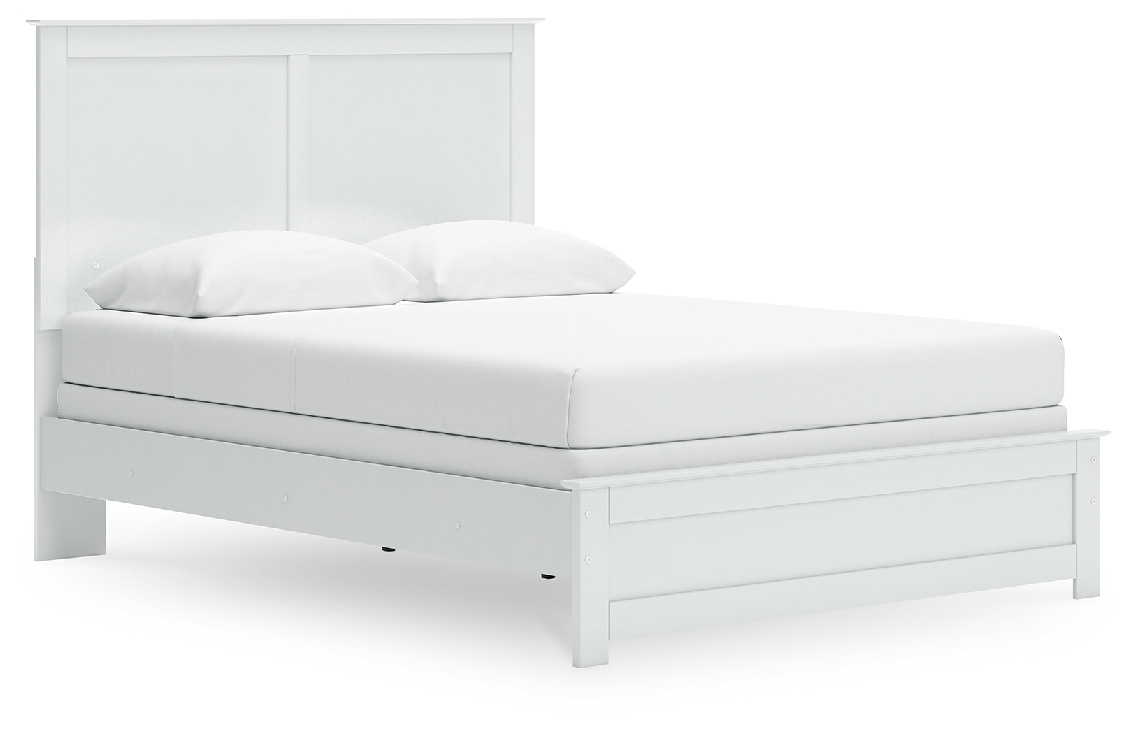 Bostwick Shoals - Queen Panel Bed With Framed Footboard - White