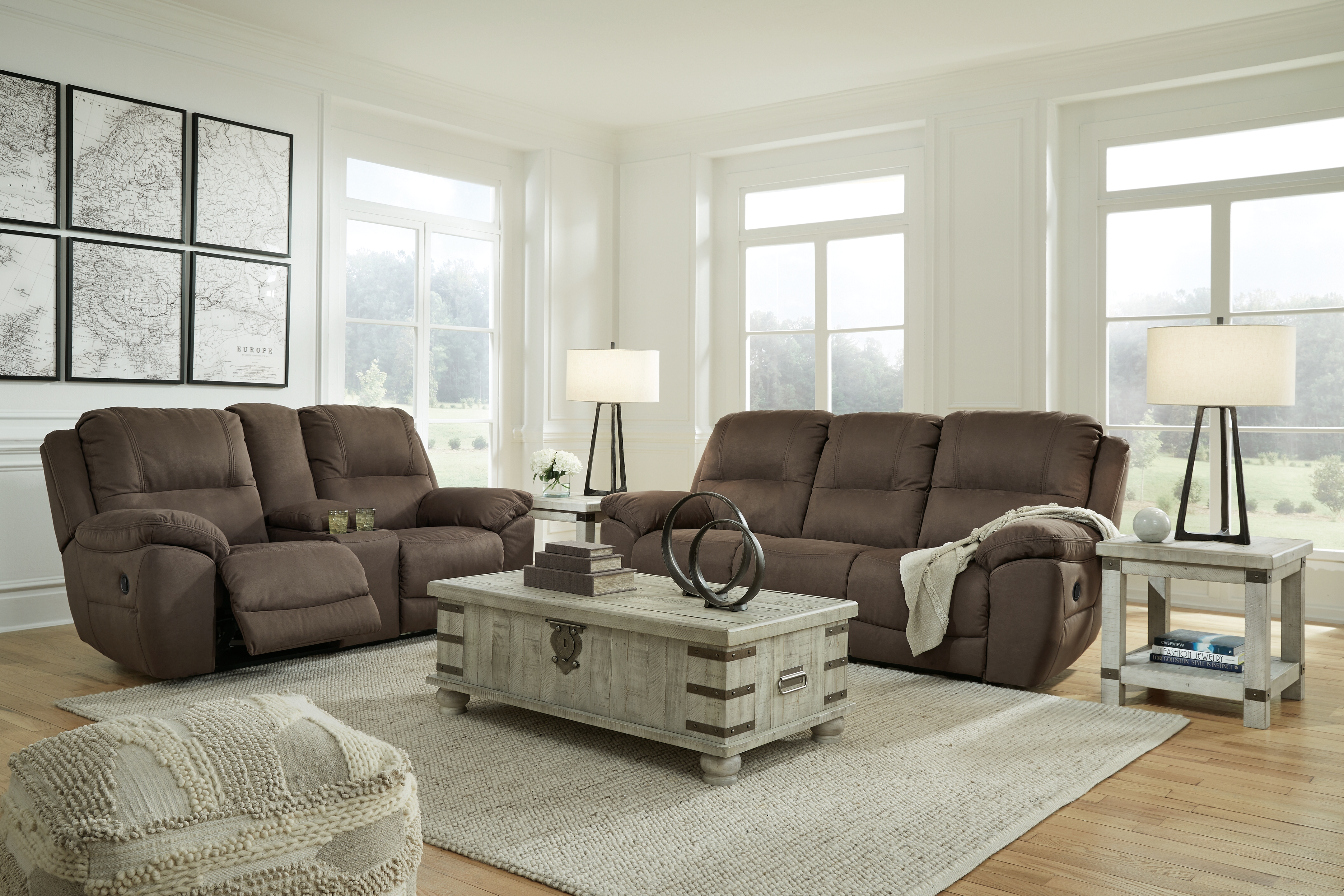 Next-Gen Gaucho - 2 Pc. - Reclining Sofa, Loveseat - Espresso