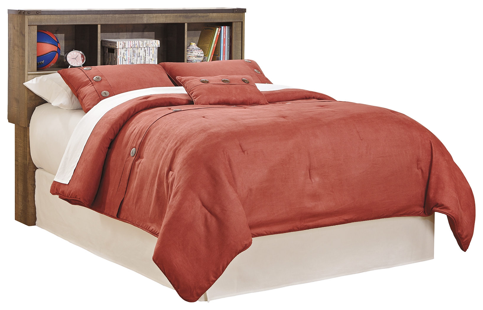 Trinell - Full Bookcase Headboard - Brown