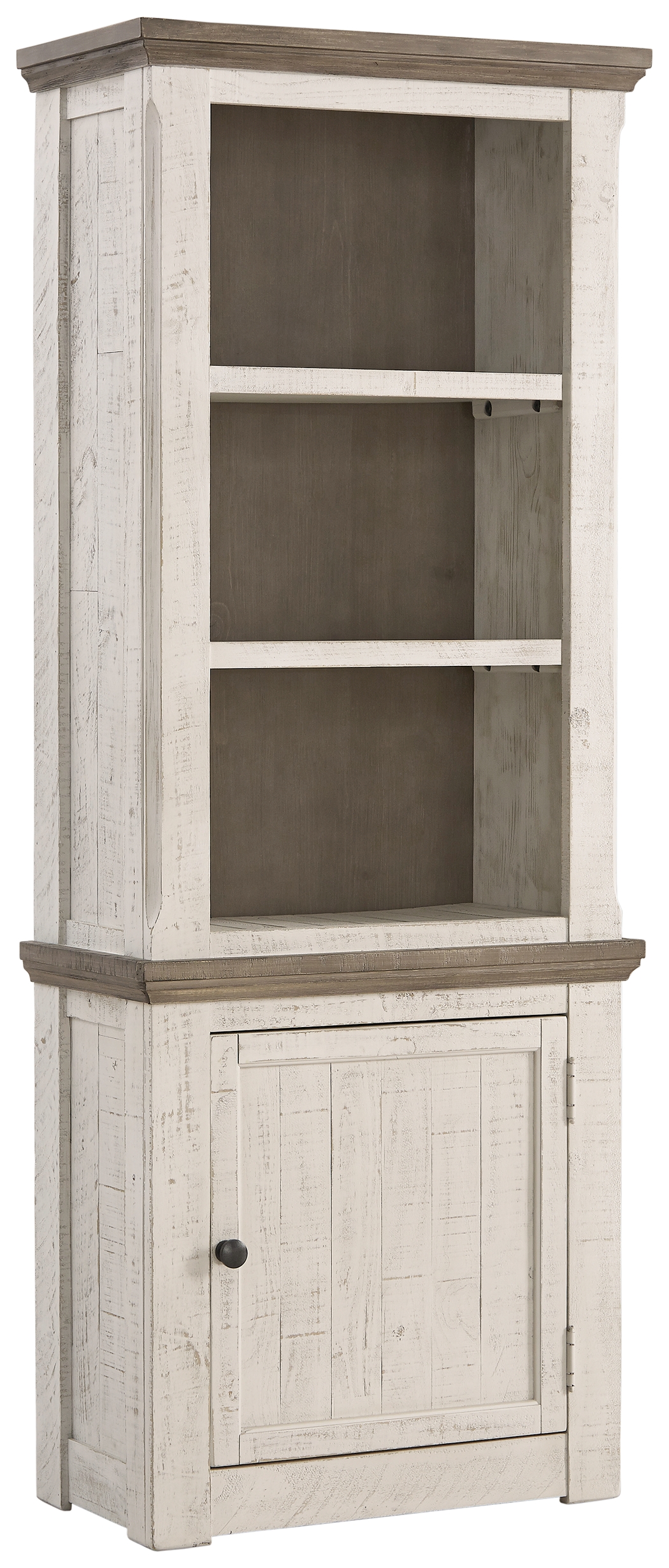 Havalance - Right Pier Cabinet - Brown / Beige