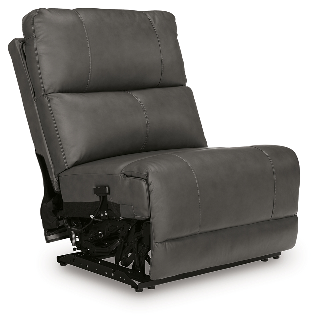 Bleckley - Power Armless Recliner With Adjustable Headrest - Anchor