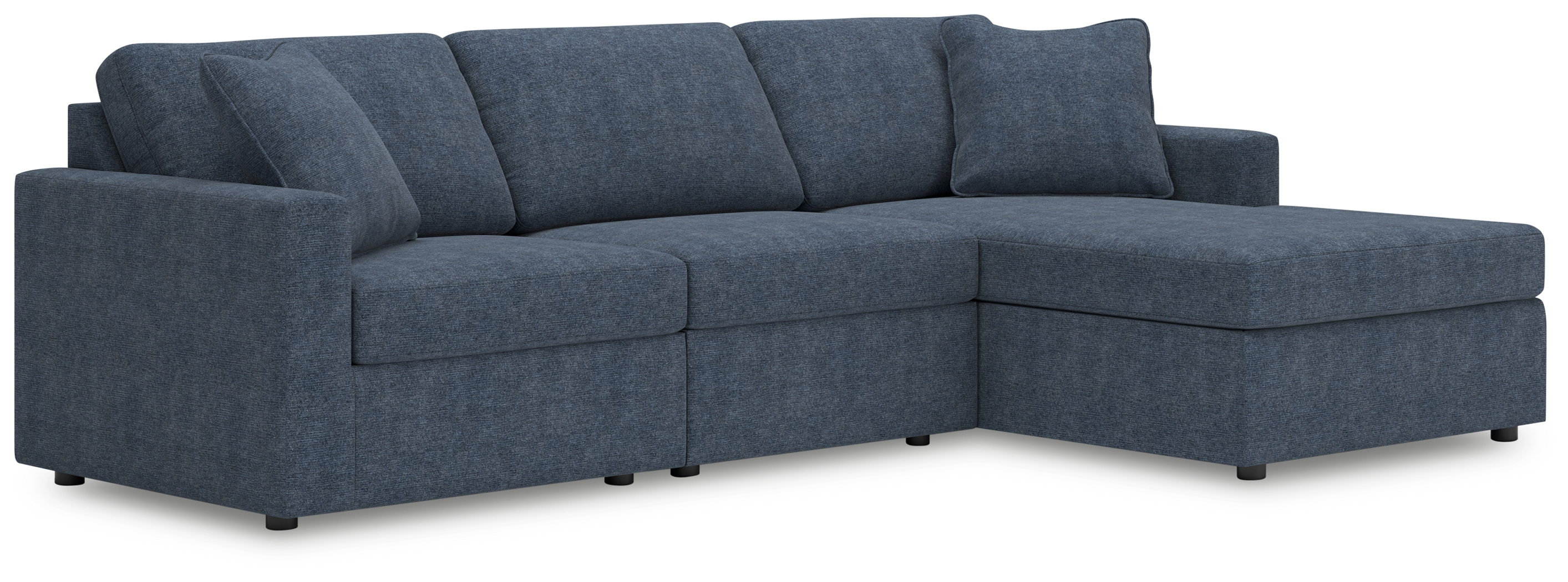 Modmax - 3-Piece Sectional With Raf Corner Chaise - Ink
