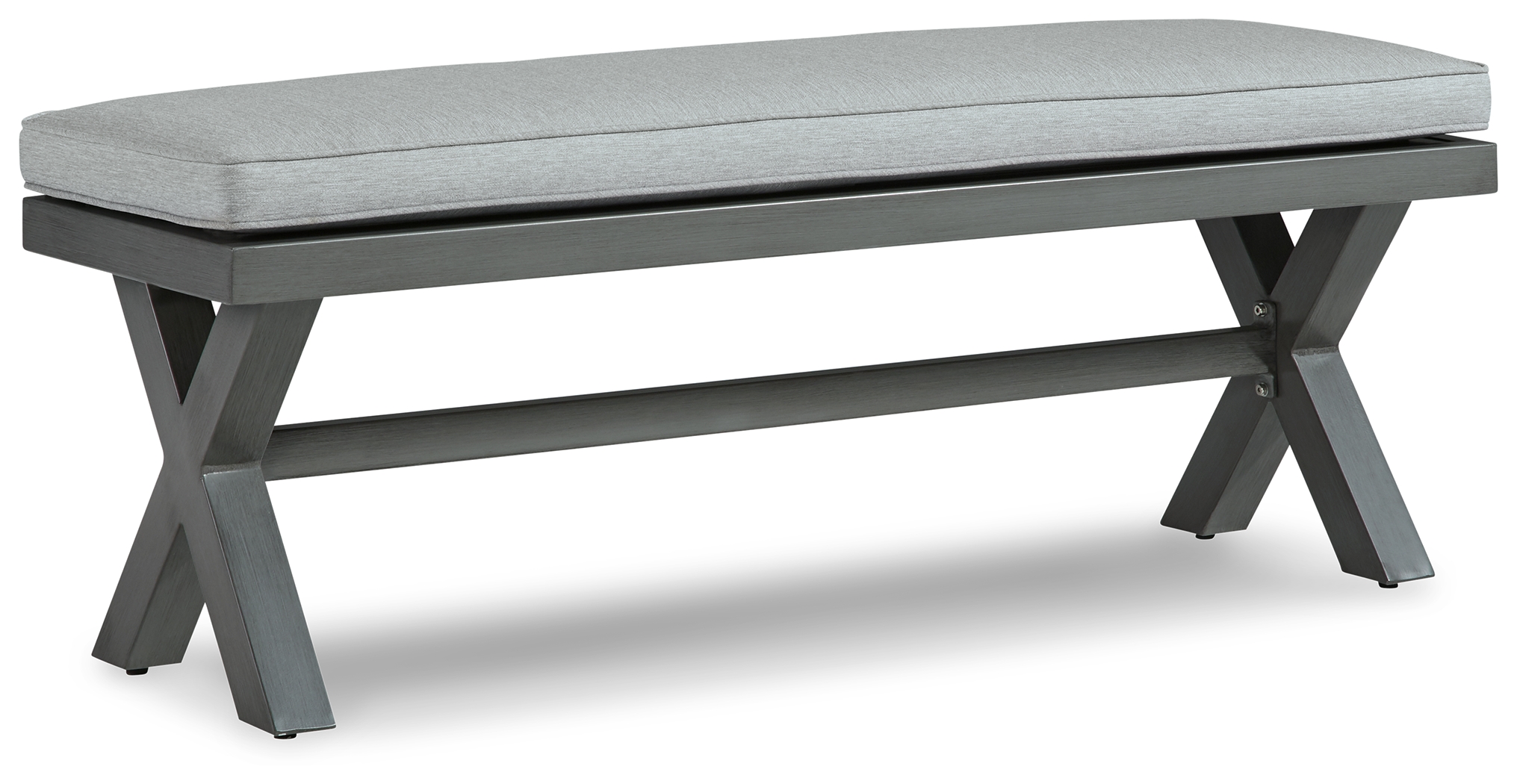 Elite Park - Bench With Cushion - Gray