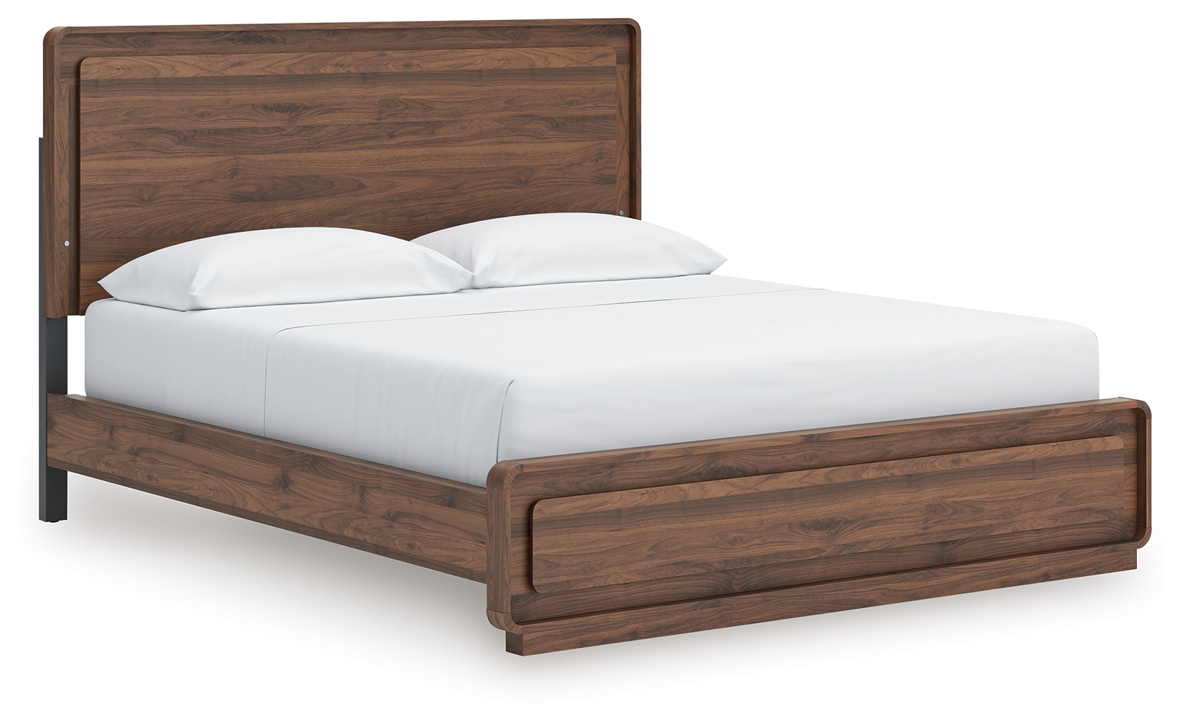 Fortlorn - California King Panel Bed - Walnut Brown