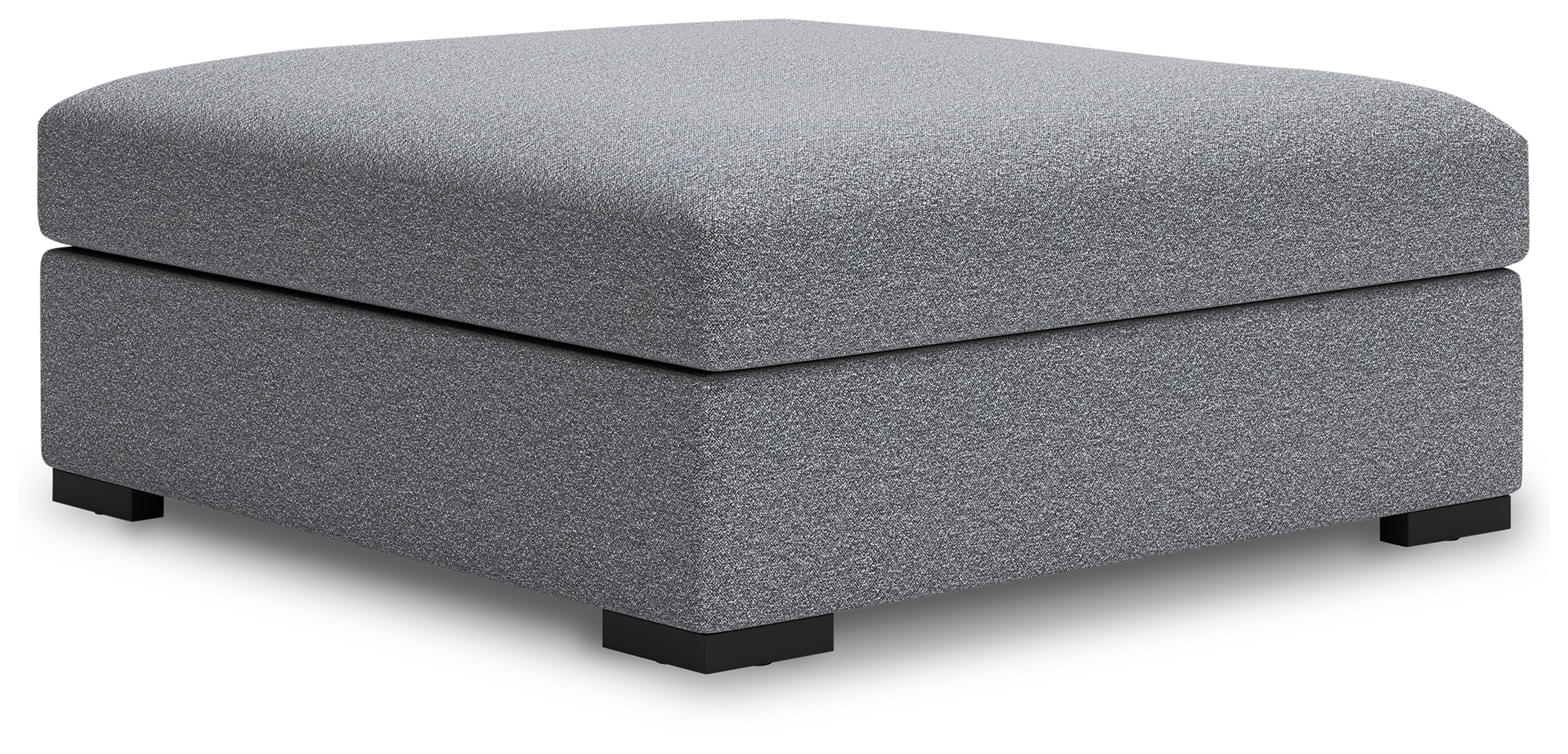 Bealton - Oversized Accent Ottoman - Salt And Pepper