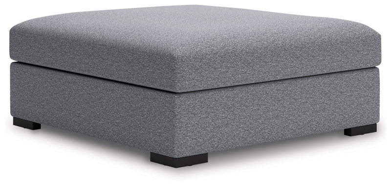 Bealton - Oversized Accent Ottoman - Salt And Pepper