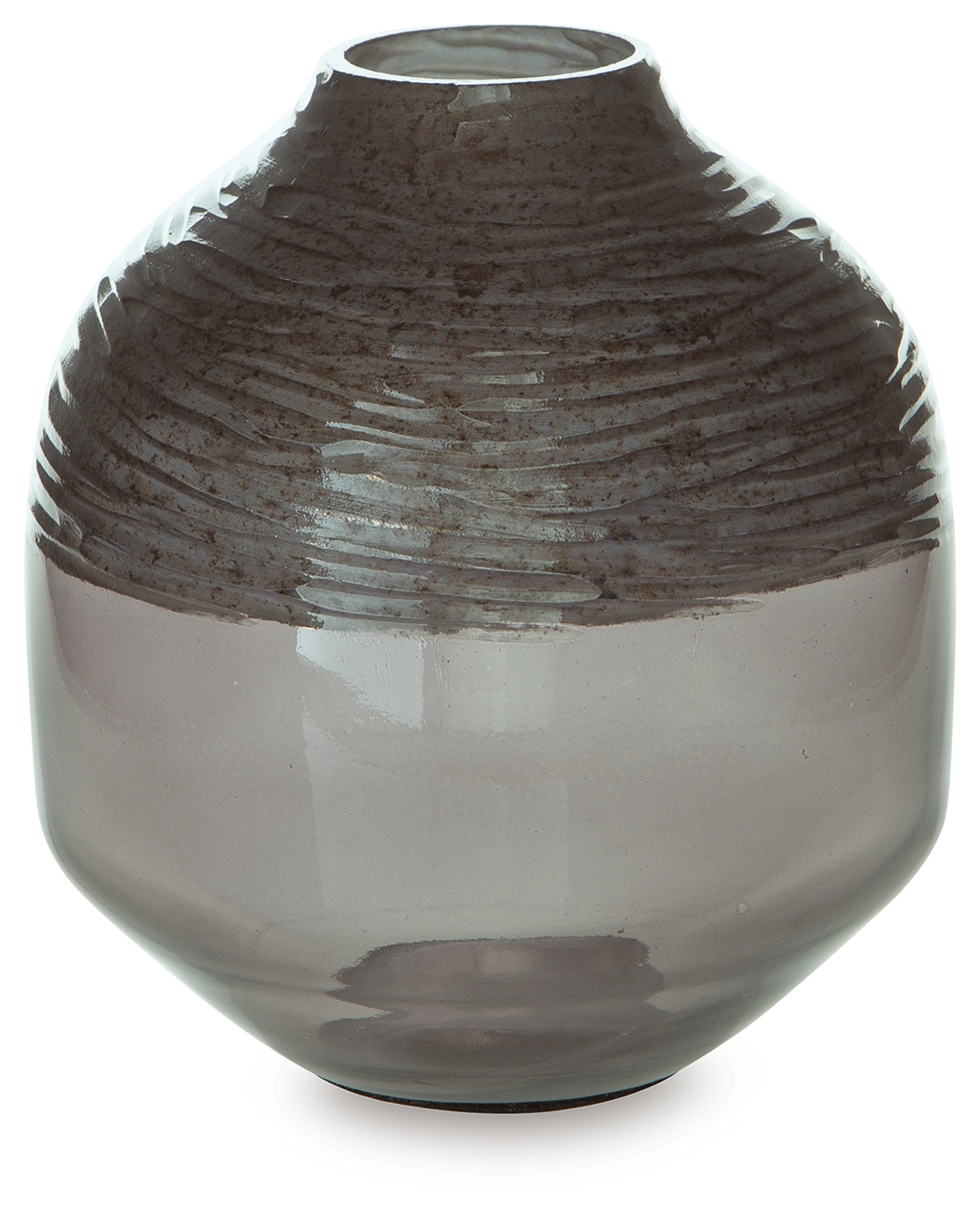 Harpwick - Vase - 8" - Iridescent Gray