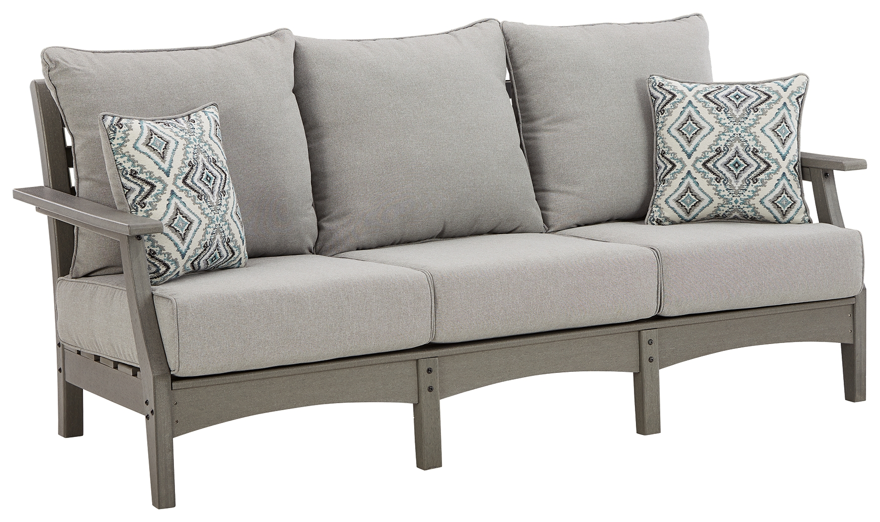 Visola - Sofa with Cushion - Gray