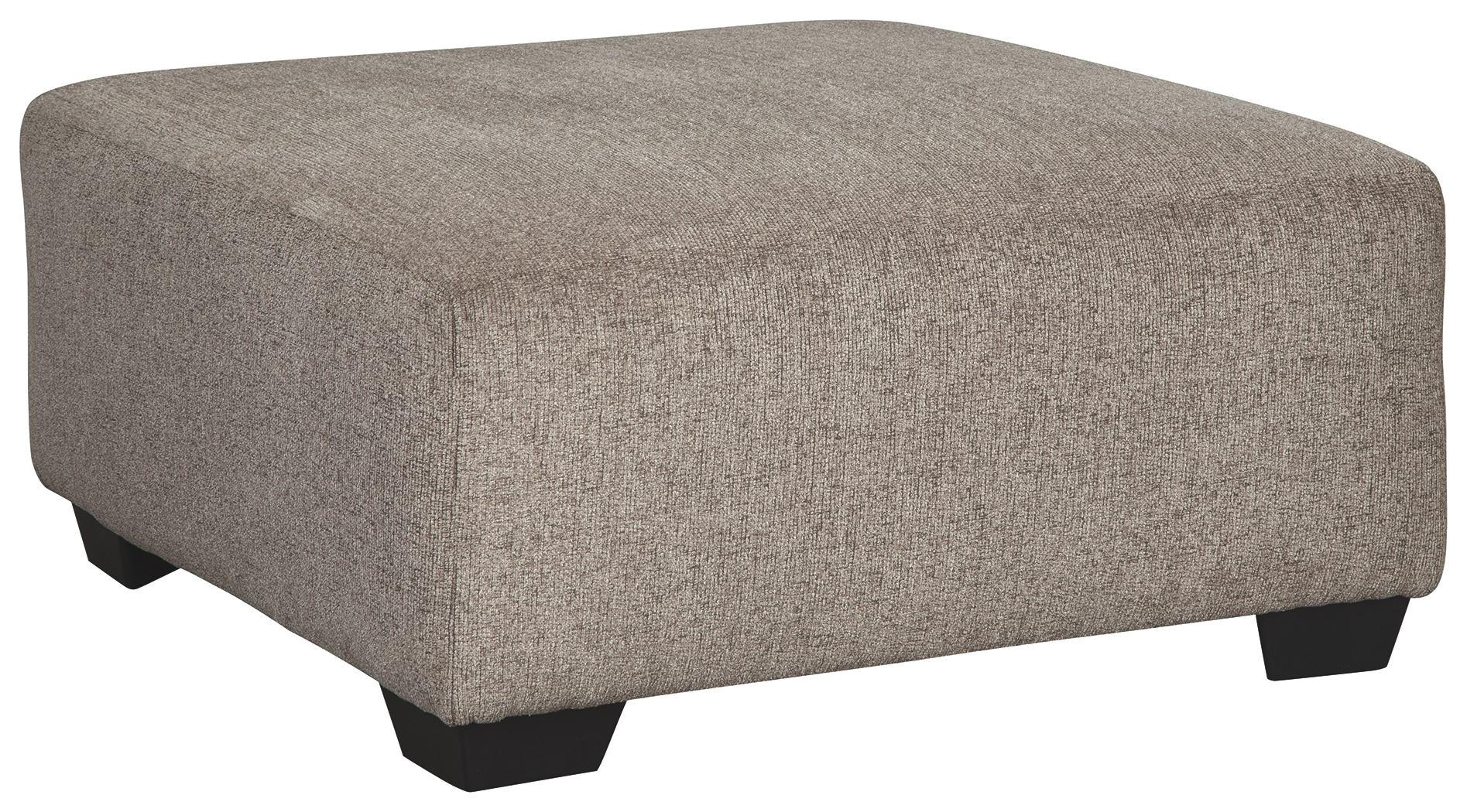 Ballinasloe - Oversized Accent Ottoman - Platinum