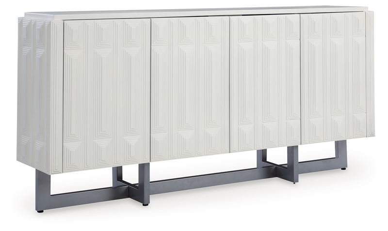 Ornawel - Accent Cabinet - Distressed White