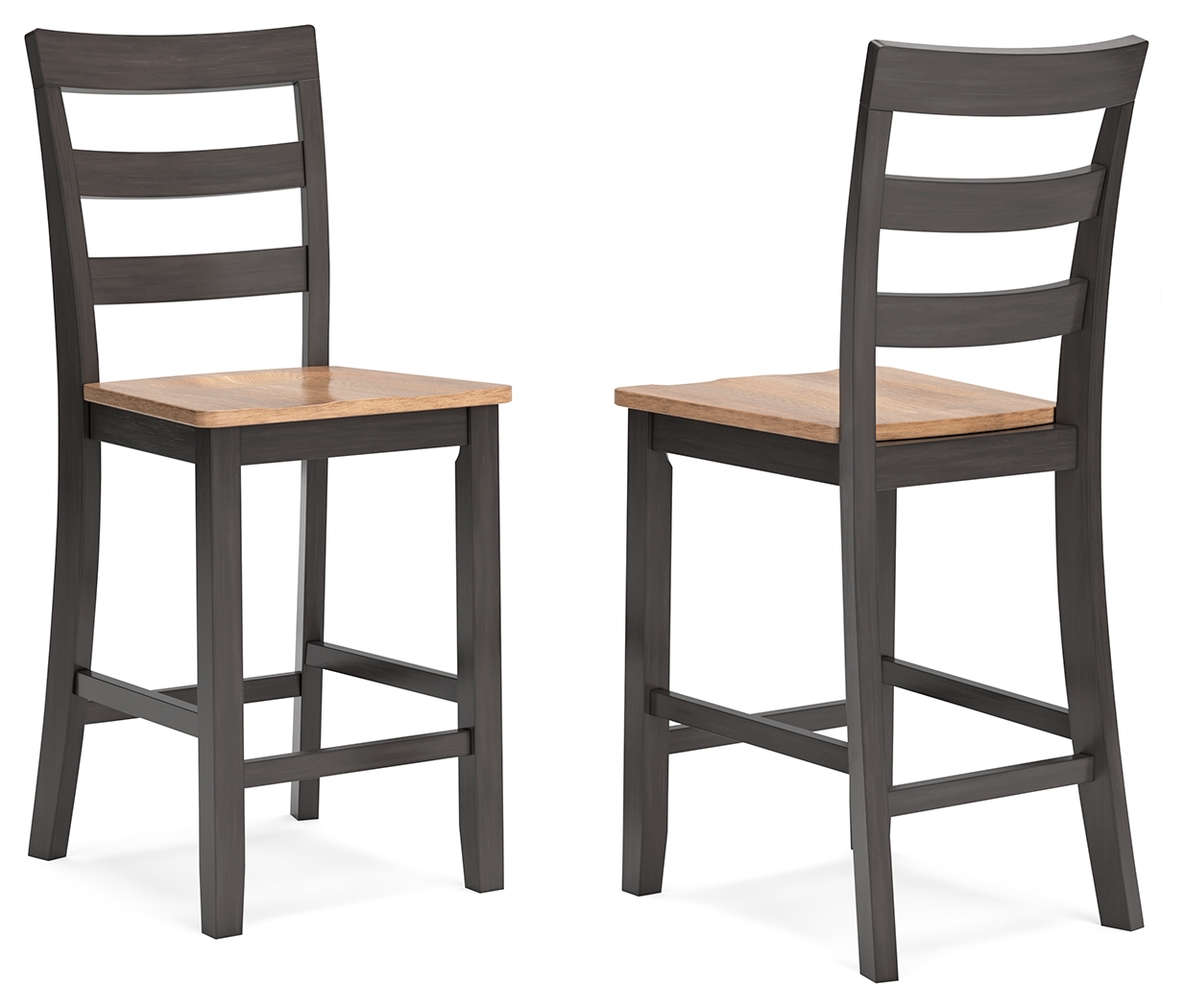 Gesthaven - Barstool (Set of 2) - Natural / Brown