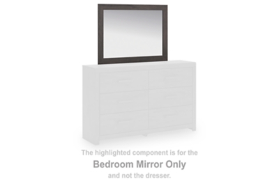 Prendonea - Bedroom Mirror - Charcoal