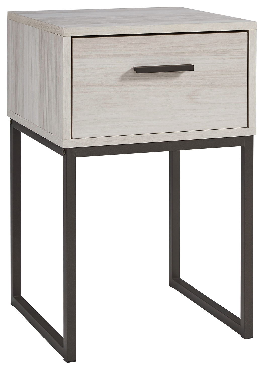 Socalle - One Drawer Night Stand - Vinyl-Wrapped - Light Natural