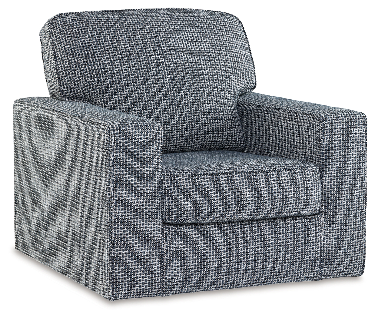 Olwenburg - Swivel Accent Chair - Denim