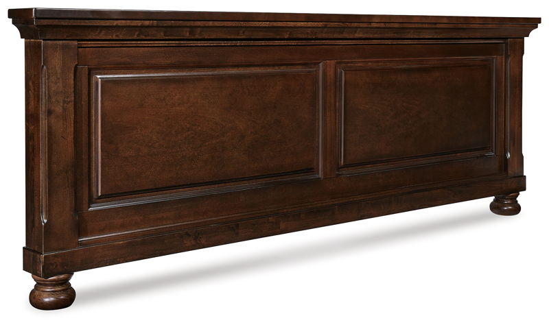 Porter - King/Cal King Panel Footboard - Rustic Brown
