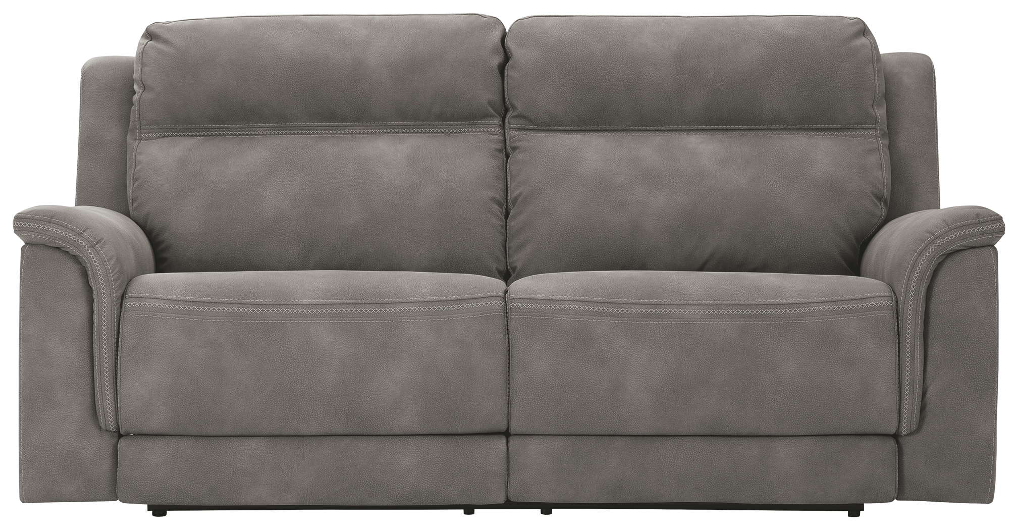 Next-gen Durapella - 2 Seat Power Reclining Sofa Adj Hdrest - Slate