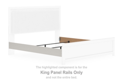 Zuraleus - King Panel Rails - White