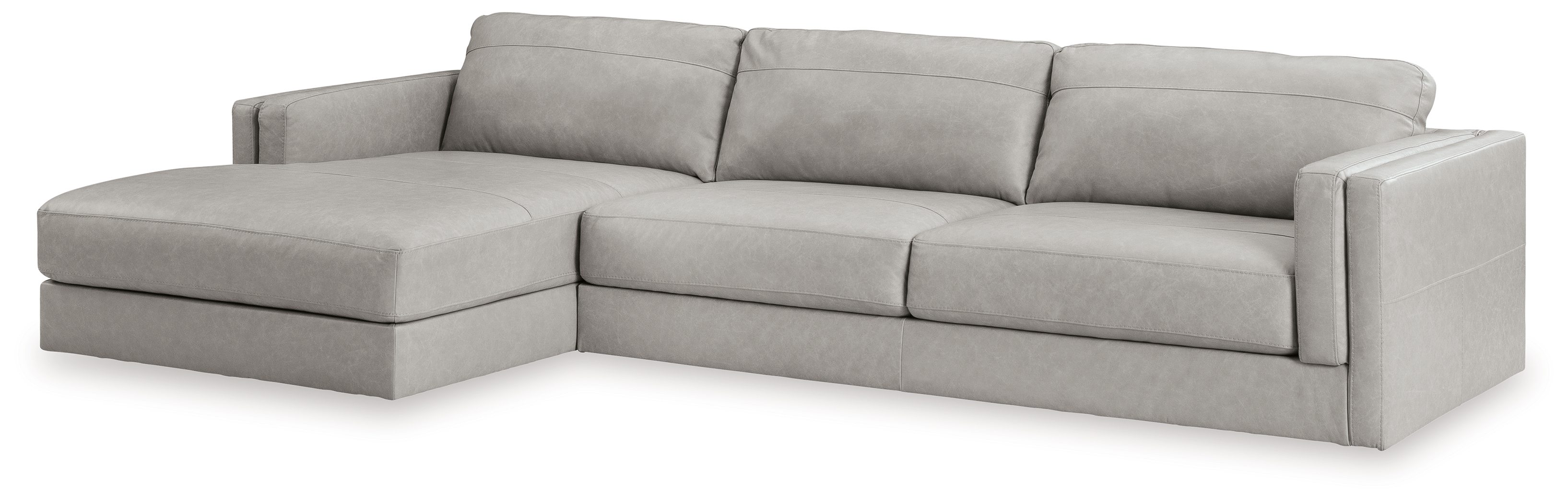 Amiata - 2-Piece Sectional With Laf Corner Chaise - Glacier